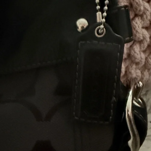 Y2K Black coach Shoulder Bag - Picture 3 of 13